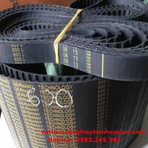 Dây curoa răng 600L, Dây đai răng 600L