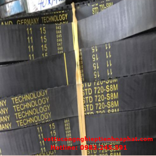 Dây Curoa Răng STD 720 S8M , Dây đai Răng STD 720 S8M