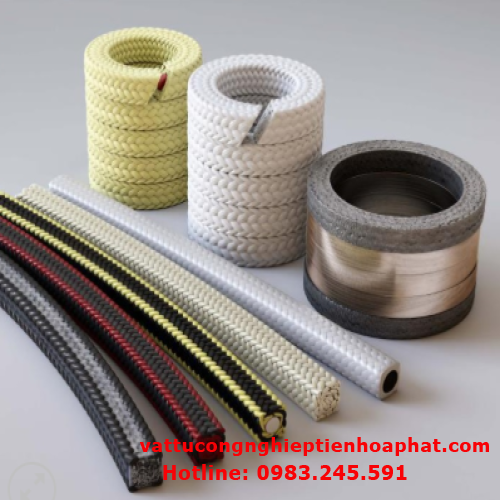 Dây tết chèn PTFE than chì với các góc sợi Aramid vuông 6×6, 8×8, 10×10, 12×12, 14×14, 16×16, 18×18, 20×20 đến 30×30 mm