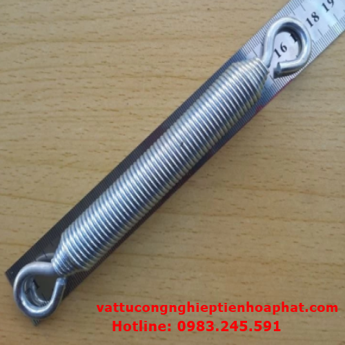 Lò xo kéo phi 18mm có móc 2 đầu sợi 2mm