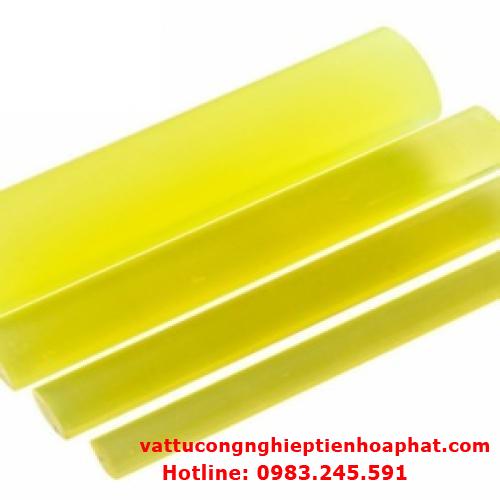Nhựa PU cây D140 – phi 140 (140x500mm) - Cây nhựa PU tròn đặc màu vàng phi 140
