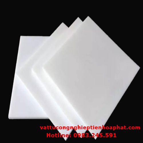 Nhựa teflon tấm dày 10 ly – 10mm (1000x1000x10mm)