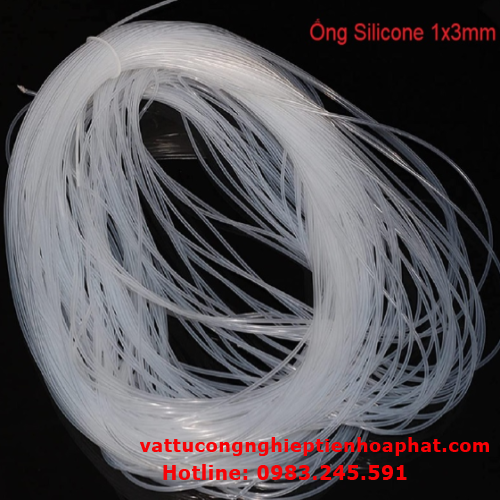 Ống silicon D1 x D3 (phi 3 – 1×3 – 1x3mm)