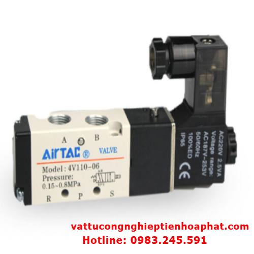 Van điện từ 4V110-06 24V AIRTAC